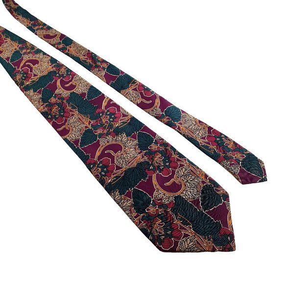 Eddie Bauer Mens Necktie Designer Floral Accessory Office Work Casual Dad Gift - Picture 1 of 5